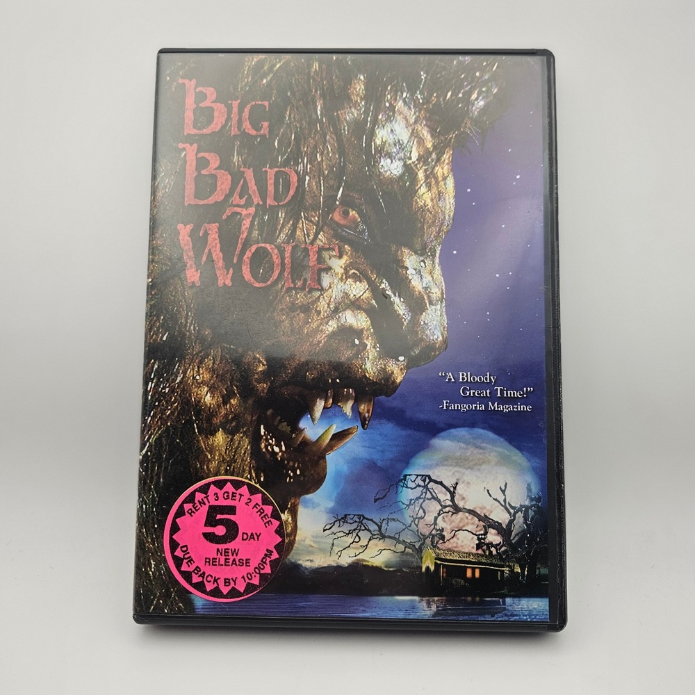 Big Bad Wolf DVD 2006 Cult Classic Horror Creature Feature